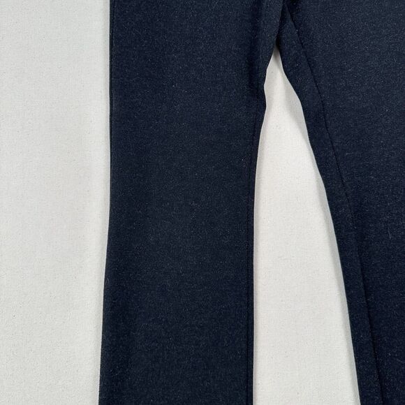 Eileen Fisher Pants Women’s 4 Heathered Black Straight Leg Stretch Elastic Waist - Picture 7 of 16